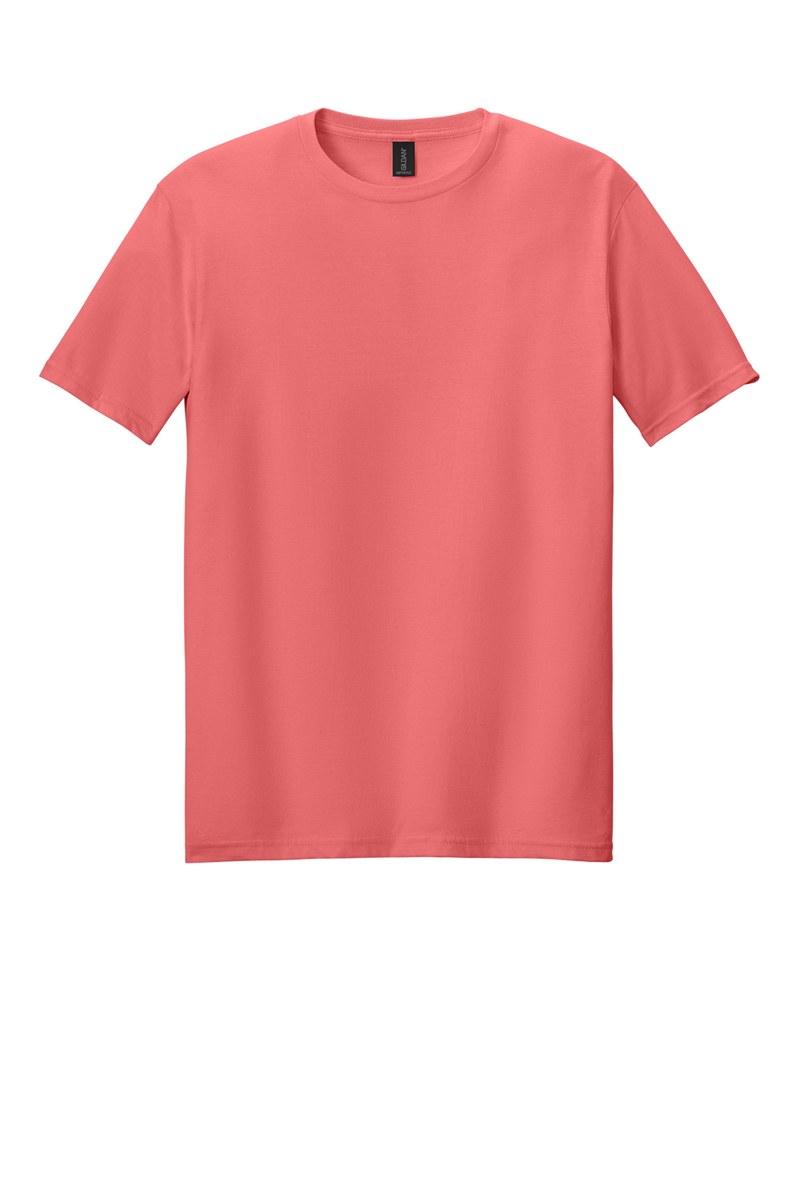 Pima Cotton Crew T-Shirt – Coral